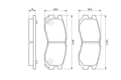 BOSCH 0 986 460 979 Číslo výrobce: BP548. EAN: 3165142972220.
