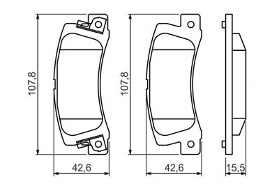 BOSCH 0 986 461 136 Číslo výrobce: BP585. EAN: 3165143659854.