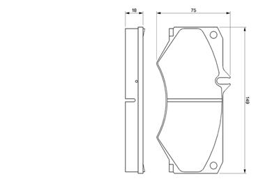 BOSCH 0 986 467 841 Číslo výrobce: BP715. EAN: 3165141969924.