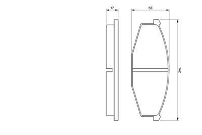 BOSCH 0 986 468 630 Číslo výrobce: BP730. EAN: 3165143662564.