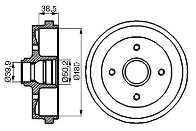 BOSCH 0 986 477 002 Číslo výrobce: DB084. EAN: 3165141021394.