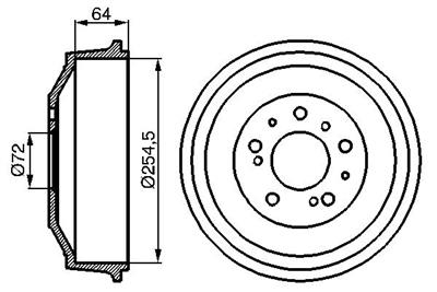 BOSCH 0 986 477 031 Číslo výrobce: DB107. EAN: 3165141830279.