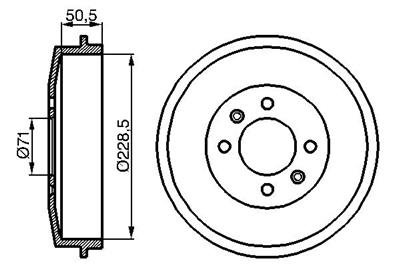 BOSCH 0 986 477 060 Číslo výrobce: DB135. EAN: 3165141123005.