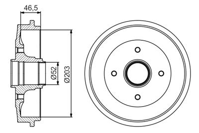 BOSCH 0 986 477 253 Číslo výrobce: DB324. EAN: 4047025226097.