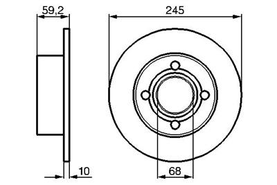 BOSCH 0 986 478 019 Číslo výrobce: BD30. EAN: 3165141234886.