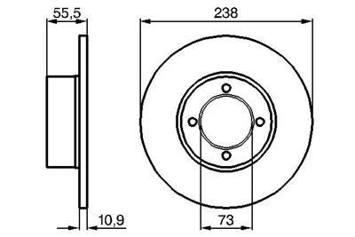 BOSCH 0 986 478 079 Číslo výrobce: BD71. EAN: 4047024201859.