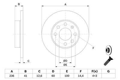 BOSCH 0 986 479 B20 Číslo výrobce: BD2021. EAN: 4047025349376.