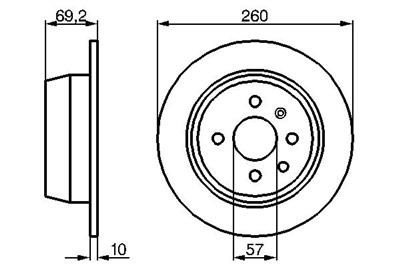 BOSCH 0 986 478 086 Číslo výrobce: BD78. EAN: 4047024245228.