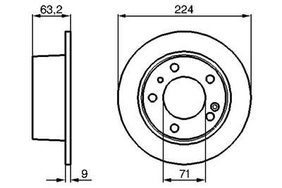 BOSCH 0 986 478 141 Číslo výrobce: BD121. EAN: 4047024249745.