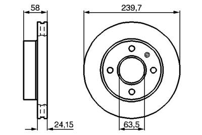 BOSCH 0 986 478 148 Číslo výrobce: BD127. EAN: 3165141023503.