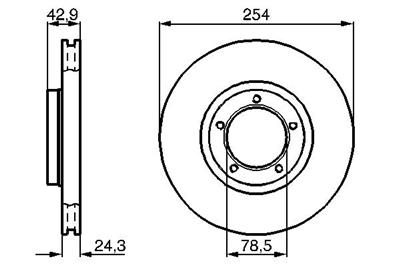BOSCH 0 986 478 160 Číslo výrobce: BD136. EAN: 4047024093195.