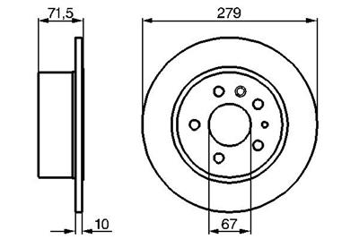 BOSCH 0 986 478 199 Číslo výrobce: BD159. EAN: 4047024199170.