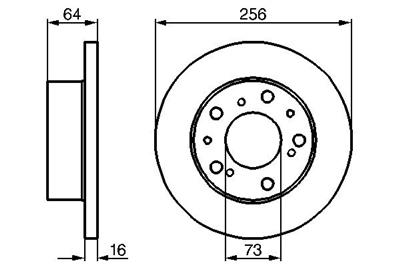 BOSCH 0 986 479 B24 Číslo výrobce: BD2025. EAN: 4047025349192.
