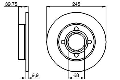 BOSCH 0 986 478 216 Číslo výrobce: BD171. EAN: 4047024199163.