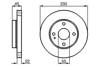 BOSCH 0 986 478 219 Číslo výrobce: BD174. EAN: 4047024093782.