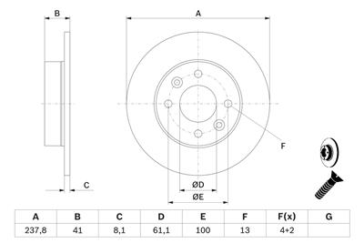 BOSCH 0 986 478 273 Číslo výrobce: BD218. EAN: 4047024093911.