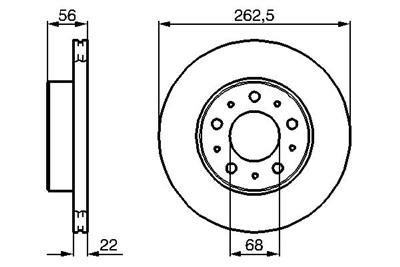 BOSCH 0 986 478 283 Číslo výrobce: BD228. EAN: 3165141234916.