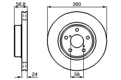 BOSCH 0 986 478 293 Číslo výrobce: BD238. EAN: 4047024199552.