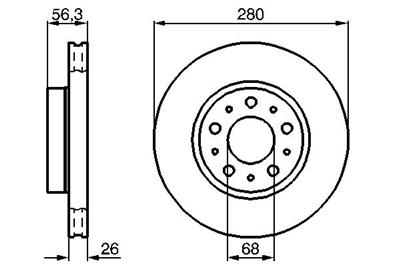 BOSCH 0 986 478 298 Číslo výrobce: BD243. EAN: 4047024095359.