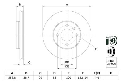 BOSCH 0 986 478 308 Číslo výrobce: BD251. EAN: 3165141234893.