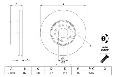 BOSCH 0 986 478 327 Číslo výrobce: BD269. EAN: 4047024249967.