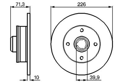 BOSCH 0 986 478 331 Číslo výrobce: BD273. EAN: 4047024241206.