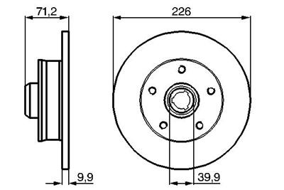 BOSCH 0 986 478 332 Číslo výrobce: BD274. EAN: 4047024250307.