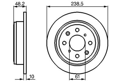 BOSCH 0 986 478 350 Číslo výrobce: BD290. EAN: 4047024093607.