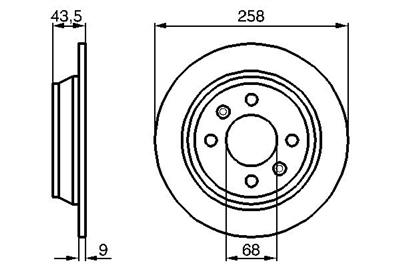 BOSCH 0 986 478 374 Číslo výrobce: BD312. EAN: 4047024199613.