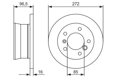 BOSCH 0 986 478 433 Číslo výrobce: BD364. EAN: 3165143163276.