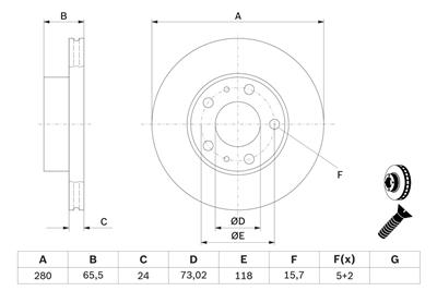 BOSCH 0 986 478 434 Číslo výrobce: BD365. EAN: 3165143163344.