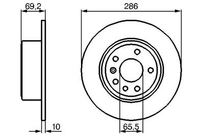 BOSCH 0 986 478 436 Číslo výrobce: BD367. EAN: 3165143163351.