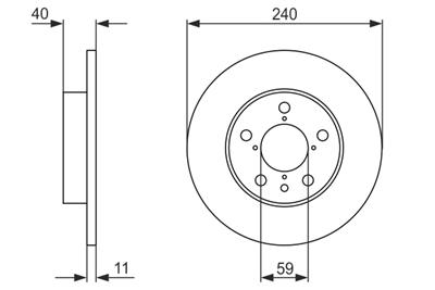 BOSCH 0 986 478 444 Číslo výrobce: BD375. EAN: 4047024093966.