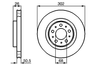 BOSCH 0 986 478 454 Číslo výrobce: BD385. EAN: 3165143163320.