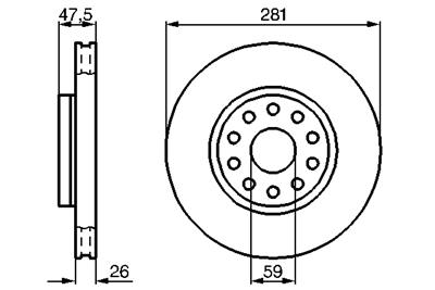 BOSCH 0 986 478 460 Číslo výrobce: BD391. EAN: 4047024093836.