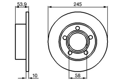 BOSCH 0 986 478 461 Číslo výrobce: BD392. EAN: 3165143165058.