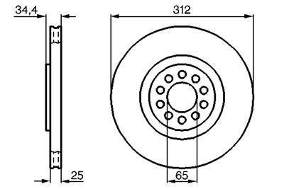 BOSCH 0 986 478 467 Číslo výrobce: BD396. EAN: 3165143199565.