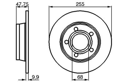 BOSCH 0 986 478 480 Číslo výrobce: BD408. EAN: 4047024094116.