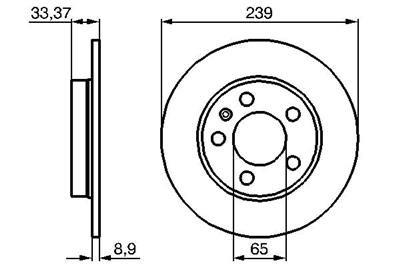 BOSCH 0 986 478 481 Číslo výrobce: BD409. EAN: 4047024199828.