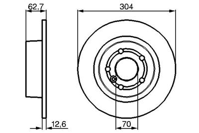 BOSCH 0 986 478 497 Číslo výrobce: BD423. EAN: 4047024093935.