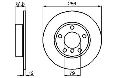 BOSCH 0 986 478 511 Číslo výrobce: BD435. EAN: 3165141984545.