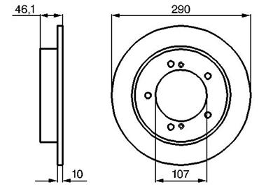 BOSCH 0 986 478 539 Číslo výrobce: BD462. EAN: 4047024094086.
