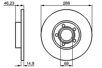BOSCH 0 986 478 545 Číslo výrobce: BD467. EAN: 3165142571768.