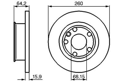BOSCH 0 986 478 547 Číslo výrobce: BD469. EAN: 3165142822815.