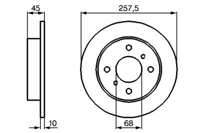 BOSCH 0 986 478 564 Číslo výrobce: BD486. EAN: 3165142302065.