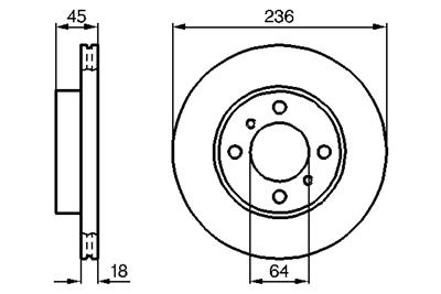 BOSCH 0 986 478 572 Číslo výrobce: BD494. EAN: 4047024094253.