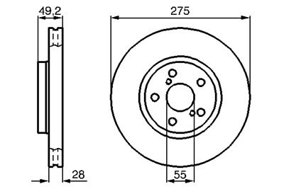 BOSCH 0 986 478 583 Číslo výrobce: BD504. EAN: 4047024199996.