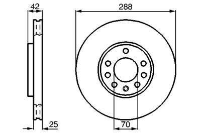 BOSCH 0 986 478 588 Číslo výrobce: BD508. EAN: 3165143278031.