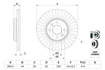 BOSCH 0 986 478 590 Číslo výrobce: BD510. EAN: 4047024096400.