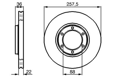 BOSCH 0 986 478 596 Číslo výrobce: BD516. EAN: 3165141234909.